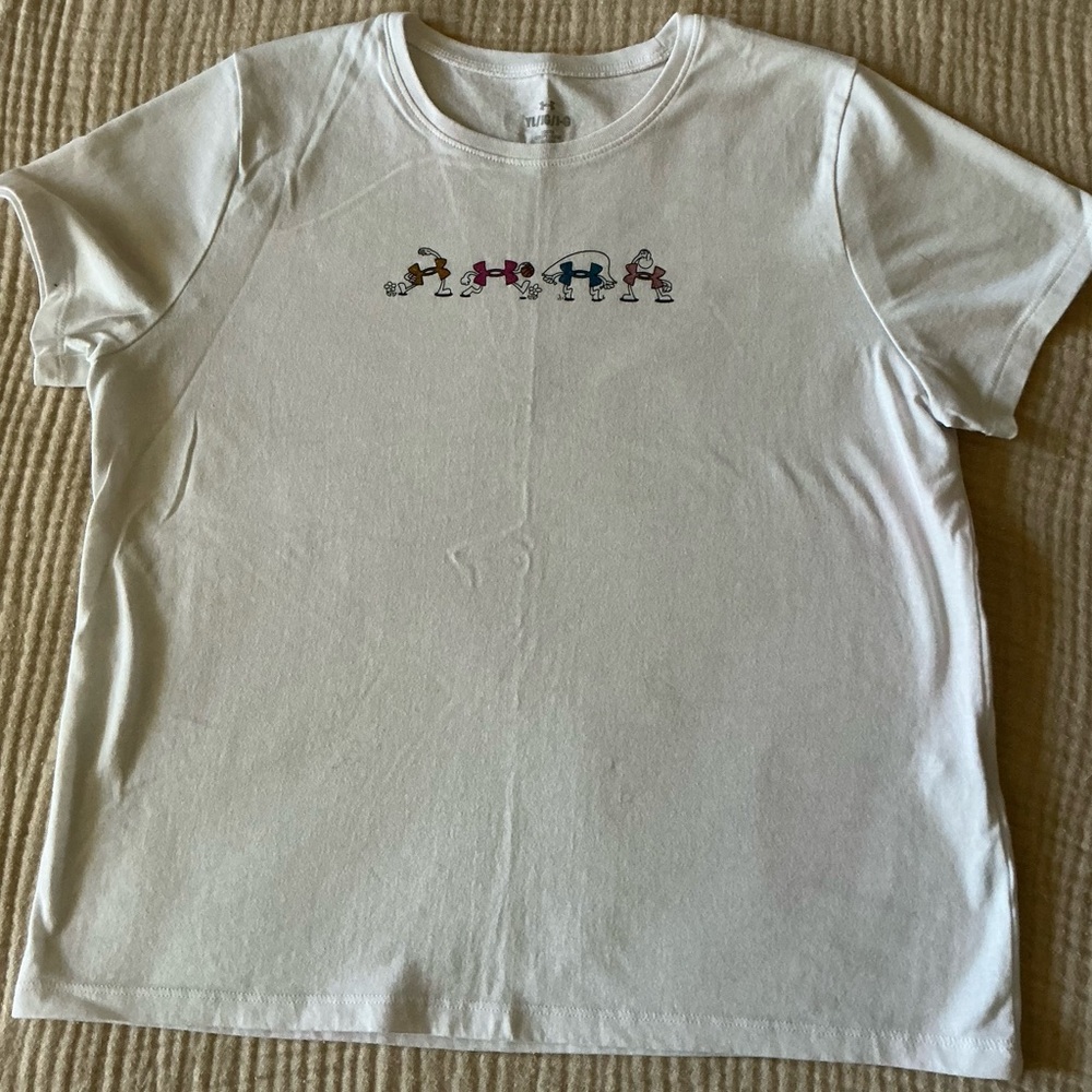 Under Armour Kids White Graphic Tee